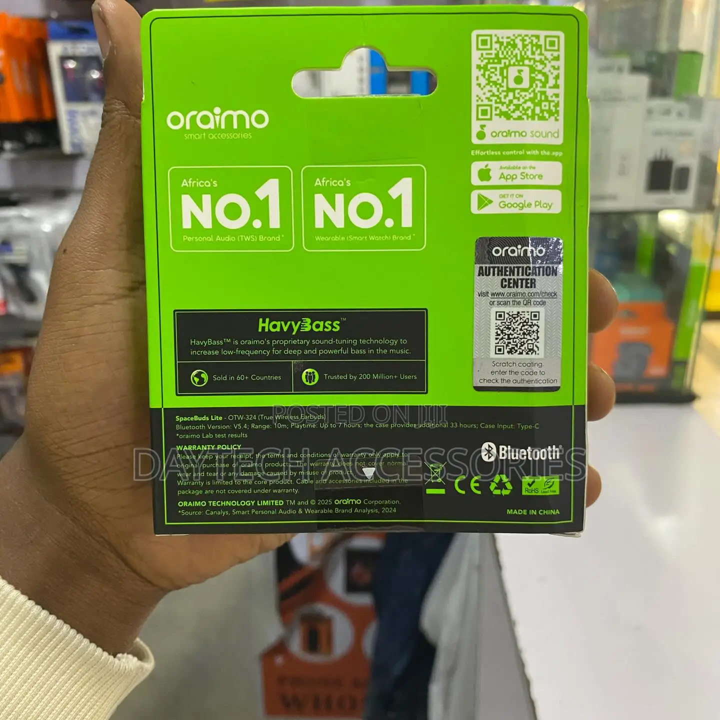 Oraimo SpaceBuds Lite OTW-324 Wireless Earbuds Sound360 Spatial Audio