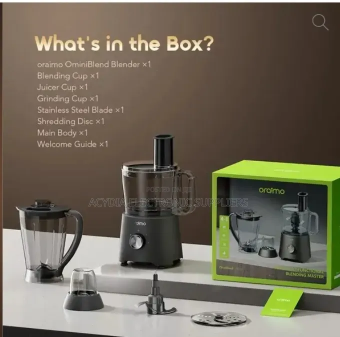 Oraimo OmniBlend OBL-581A 1500W 4-in-1 Multifunctional Blender