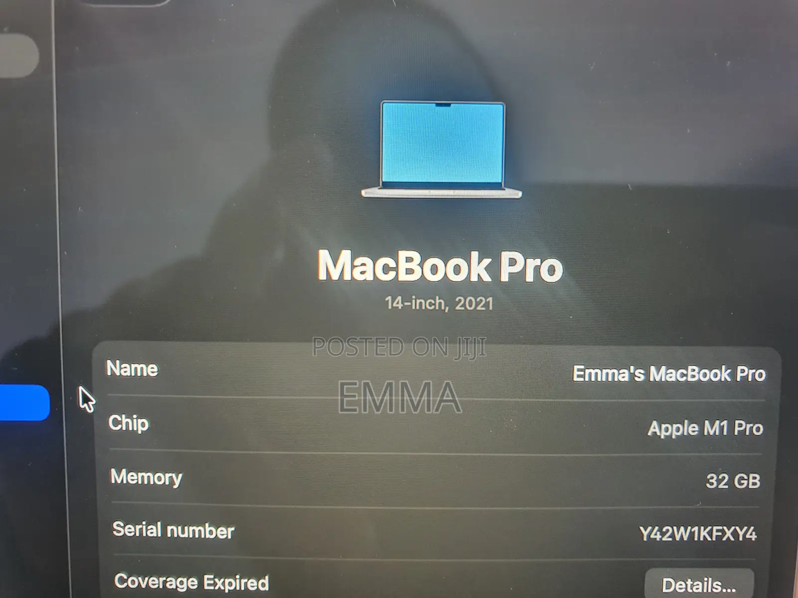 Laptop Apple MacBook Pro 2021 M1 32GB Apple M1 SSD 512GB