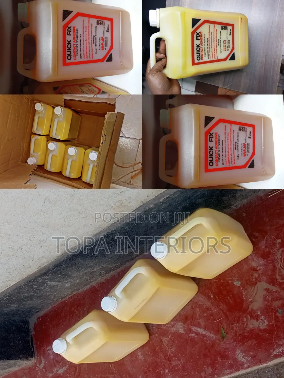 Yellow Conta Glue for Woodworking and Fabric Bonding