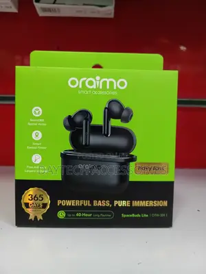 Oraimo SpaceBuds Lite (OTW-324) True Wireless Earbuds in Black