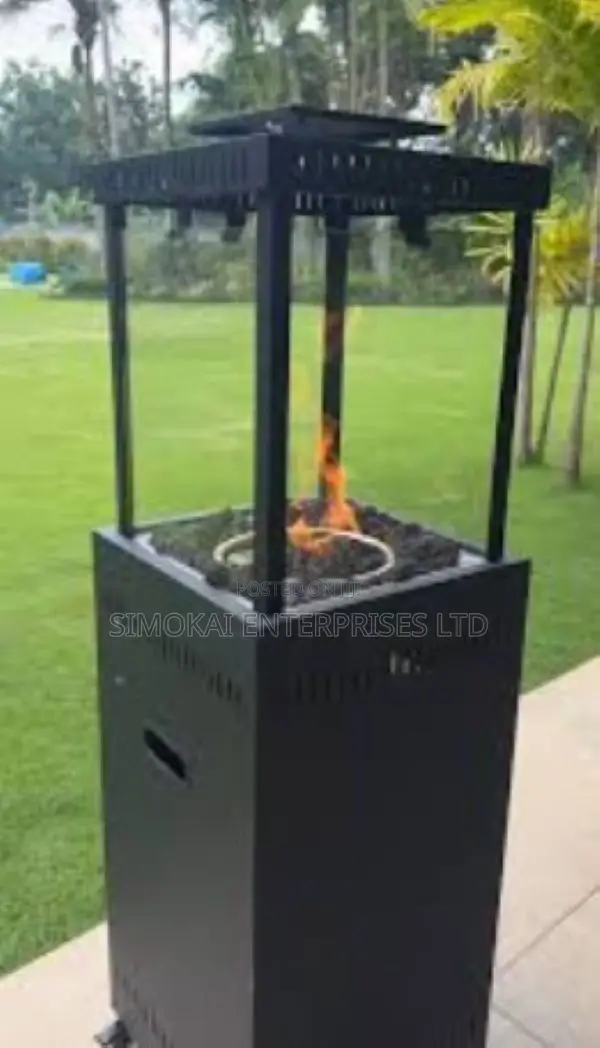 Fire Pit Rectangular Shape Garden Indoor Outdoor Heaters