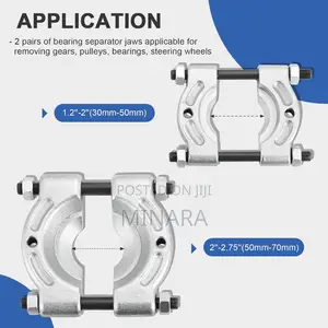 14Pcs, Bearing Separator Puller Set, 2" 3" Heavy Duty 5 Ton