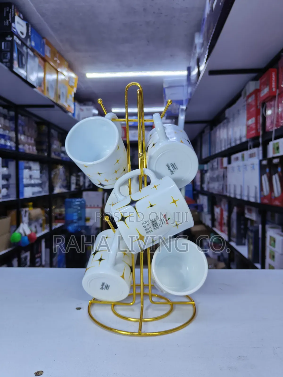 6-Piece Yellow Luminarc Mugs Set | Tea Coffee Cups