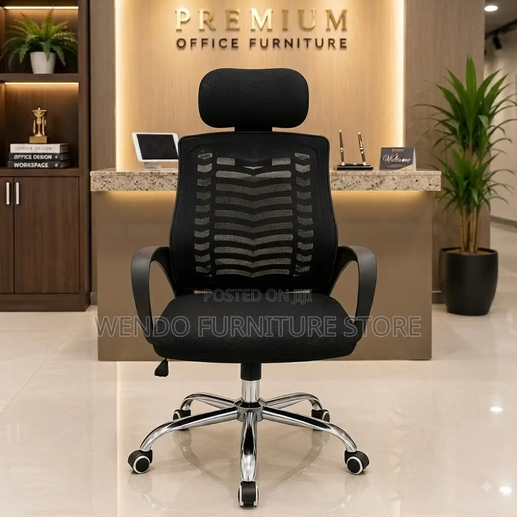Office Chairs; Headrest Supportive Mesh Recliner Chairs