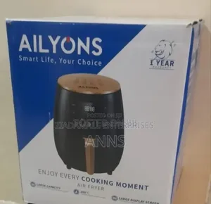 Black New Ailyons 6L Air Fryer