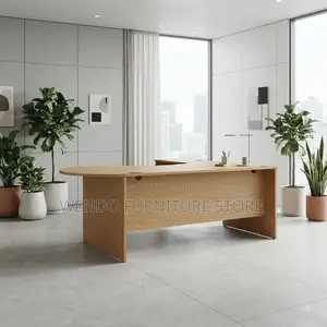 Office Desk; 140CM Home Tables in Curved Figure