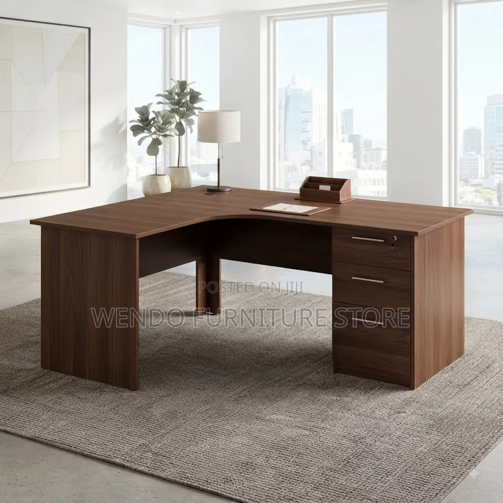 Office Desk; 140CM Home Tables in Curved Figure
