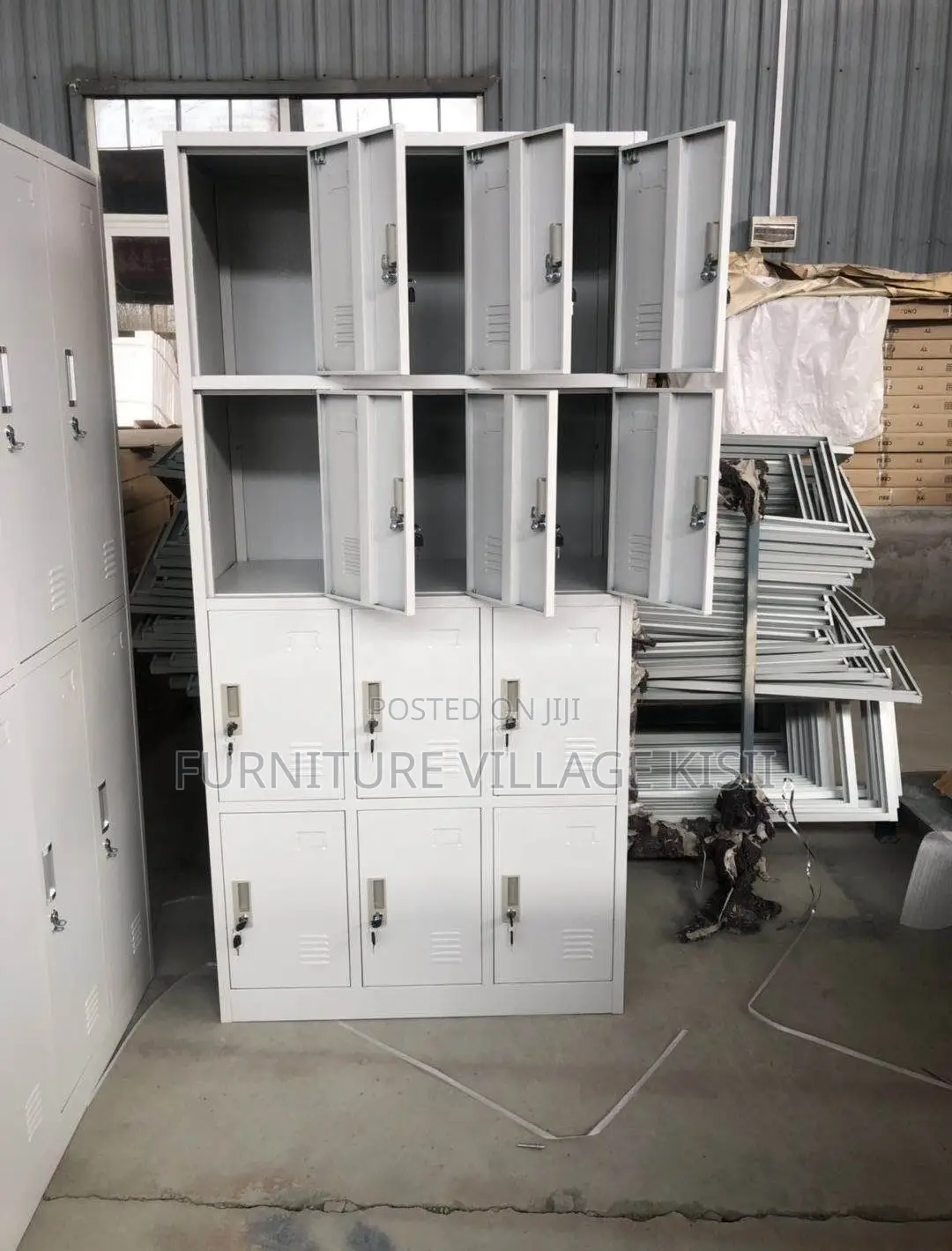 Locker:15-Door Lock Locker Cabinet