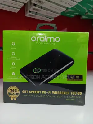 Oraimo Hotspot Elfi 2 Portable 4G LTE Pocket Mifi Router.