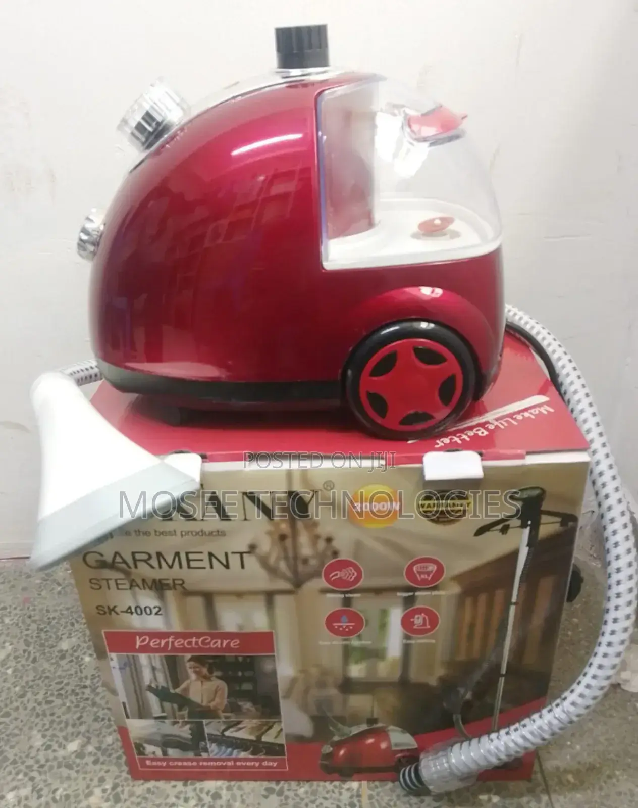 KANY SK-4002 2000W Garment Steamer – Red