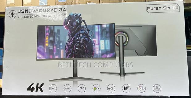 JSNOVA 34 Inch Curved Monitor