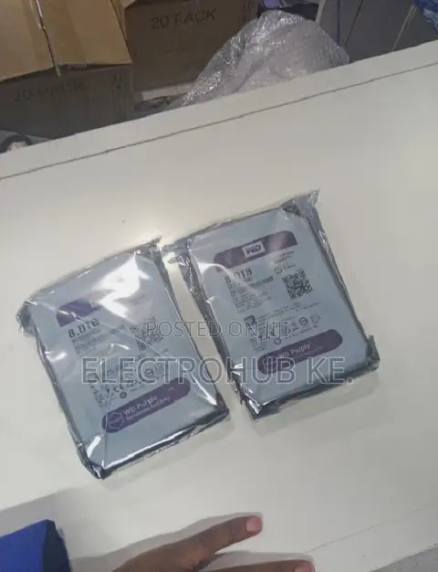 8TB WD Purple Surveillance Hard Drive for CCTV Systems