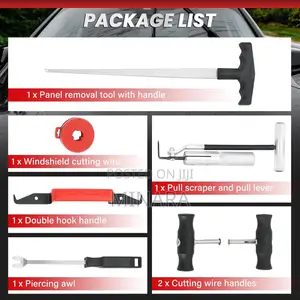 7Pcs,Windshield Removal Tool Kit, Car Windscreen Disassembly Set