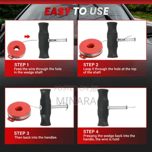 7Pcs,Windshield Removal Tool Kit, Car Windscreen Disassembly Set