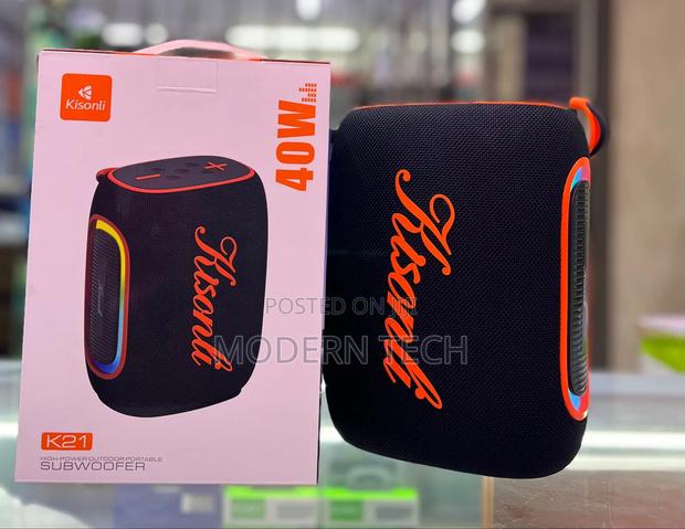 Kisonli 40W Powerful Bluetooth Speaker – Portable Wireless Speaker