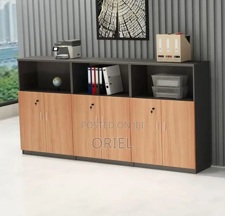 Office Credenza : 6-Door Credenza for Office Documents Files