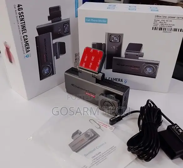 Vehicle 4g Dashcam Ybox App Front and Rear Dual Lens Dashcam