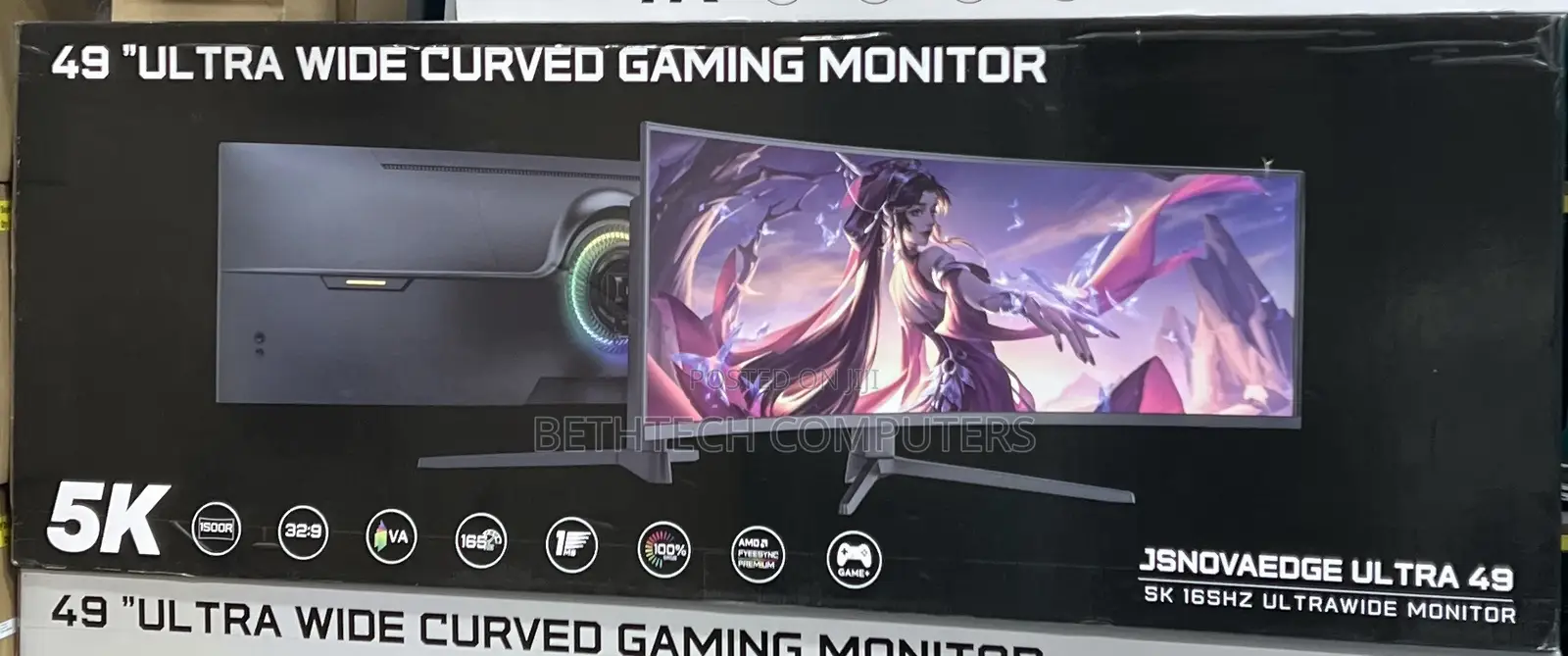JSNOVA 49 Ultra Wide Curved Gaming Monitor