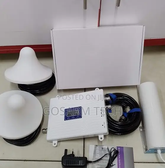 Tri-Band GSM Mobile Booster 2way Repeater – 2g/3g/4g Complete Set