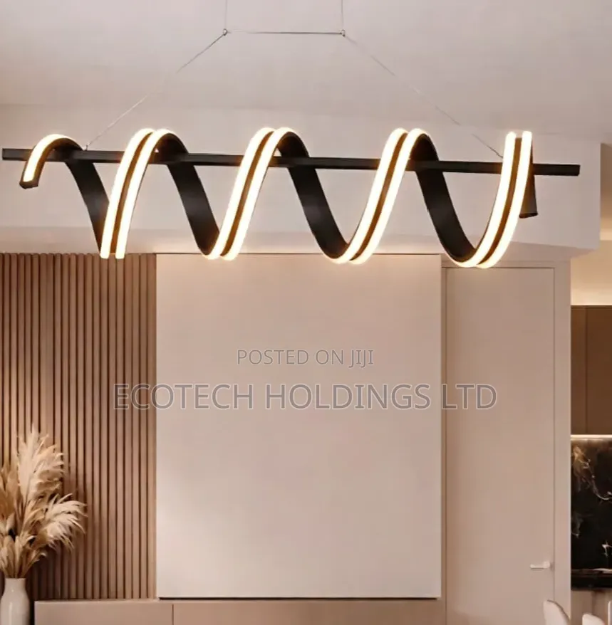 Modern Wave Led Pendant Chandalier