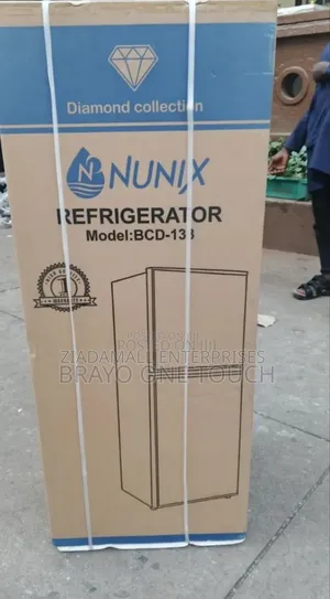 With Top Freezers. New Nunix 138L Fridge
