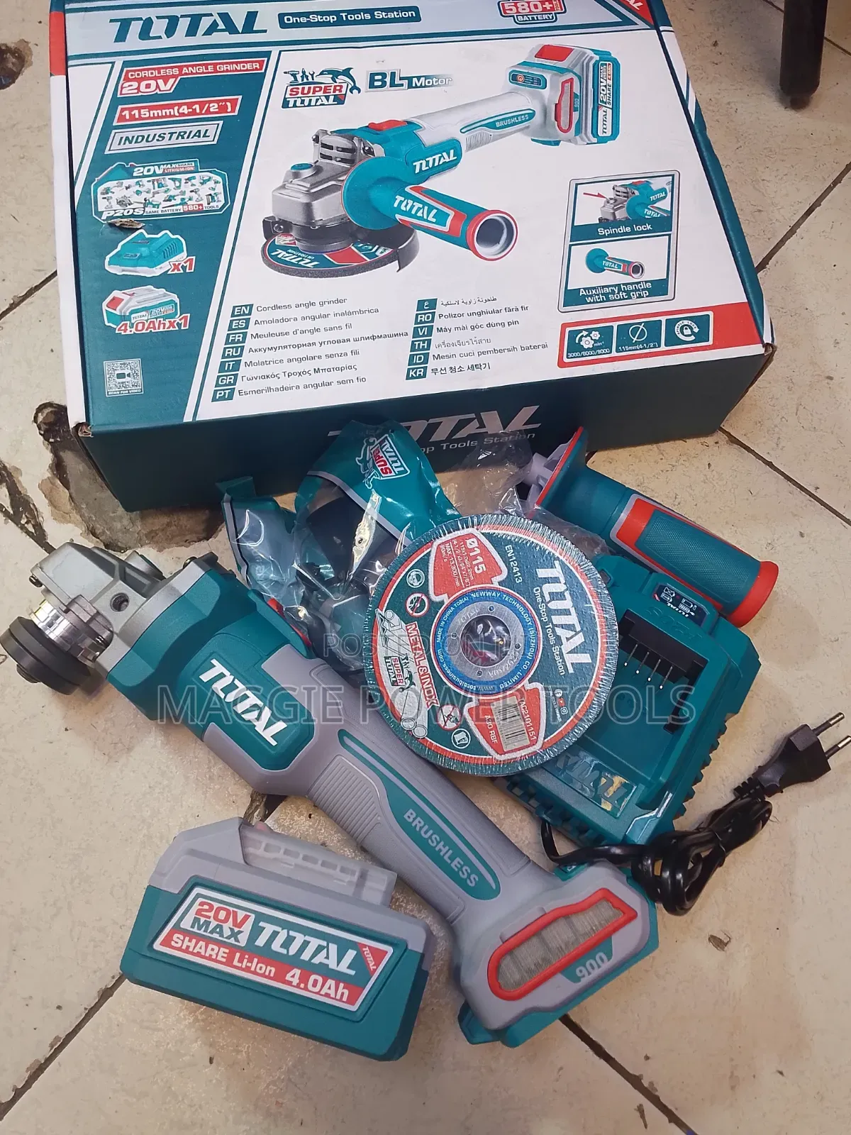 New Brand 20v Total Cordless Angle Grinder