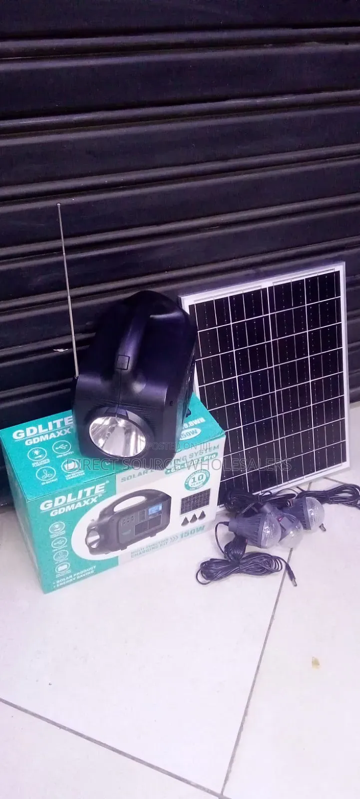Portable Solar Power Station / Mini Solar Generator Gd-9001pro