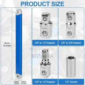Offset Extension Wrench, Multifunctional Tight Reach Wrench Set
