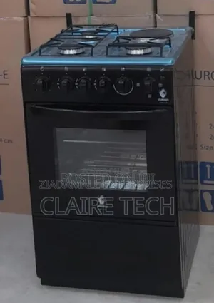 Colour Black Euroken 3+1 Standing Cooker