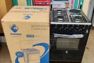 With Electric Oven Euroken 3+1 Standing Cooker. Bigg