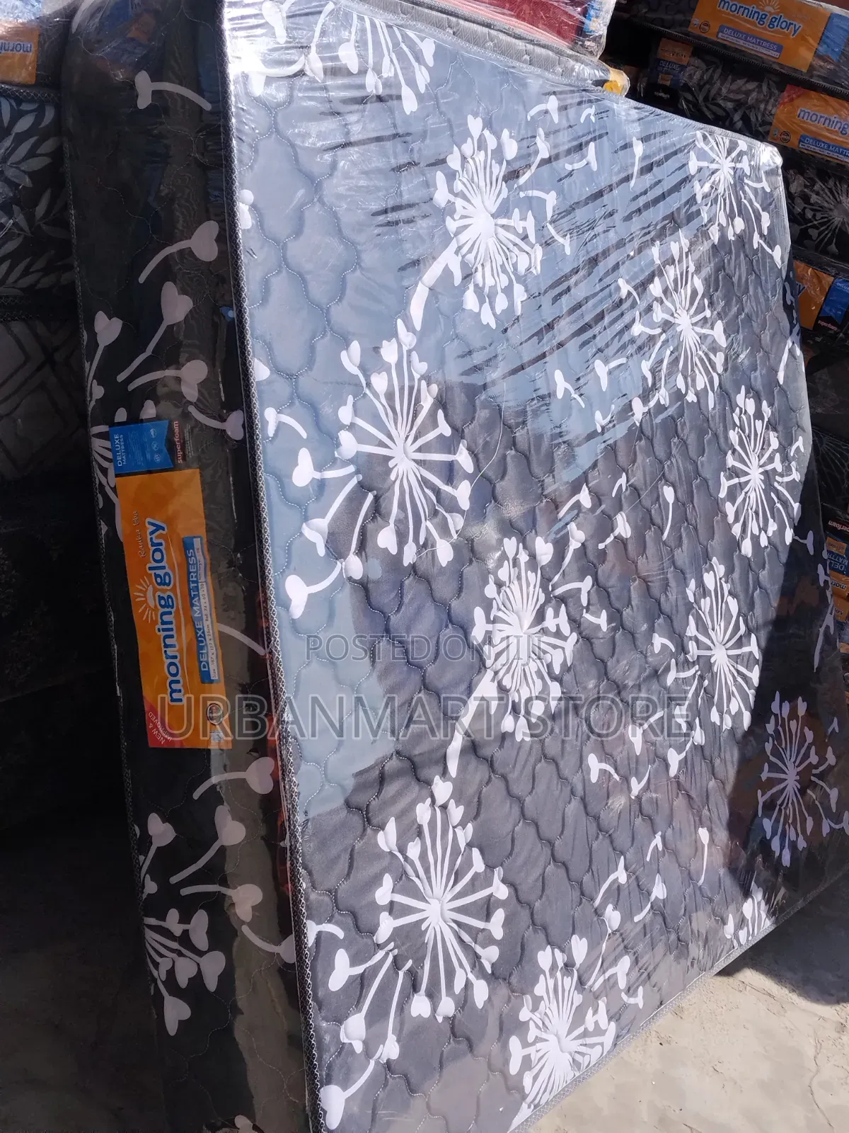 New High Density Morning Glory Quilted Mattress 5×6 8 Inch Superfoam