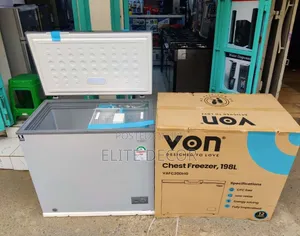 VON 198L Chest Freezer – VAFC20DHG | Fast Freeze Energy Efficient