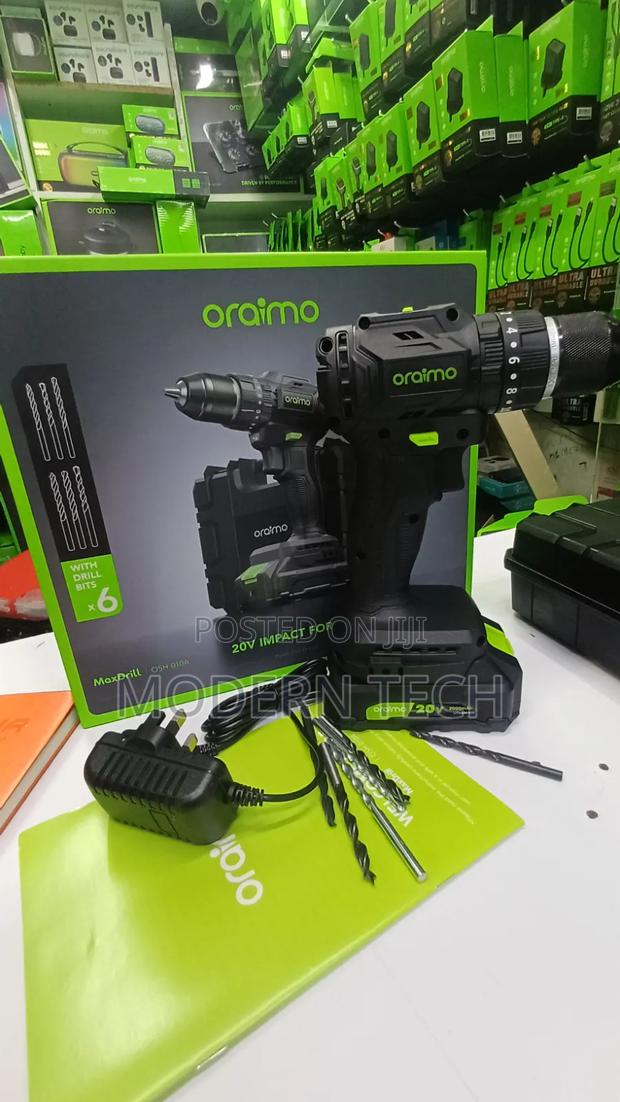 Oraimo MaxDrill 20V Cordless Versatile Power Drill Driver