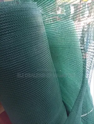 Construction Safety Mesh Net – Dark Green Dust Debris Barrier