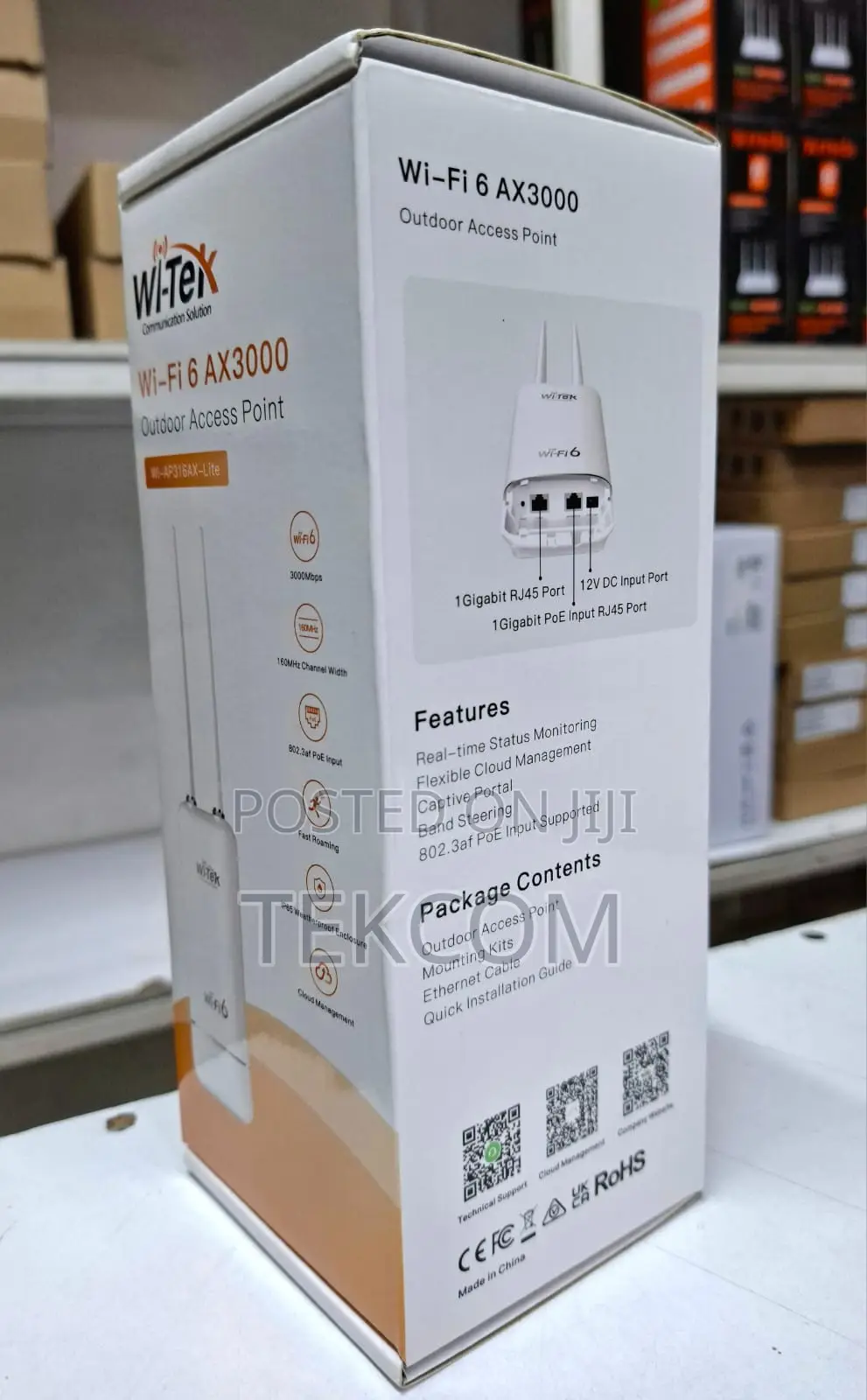 Wi-Tek Wi-Ap316ax-Lite Wi-Fi 6 Outdoor Access Point