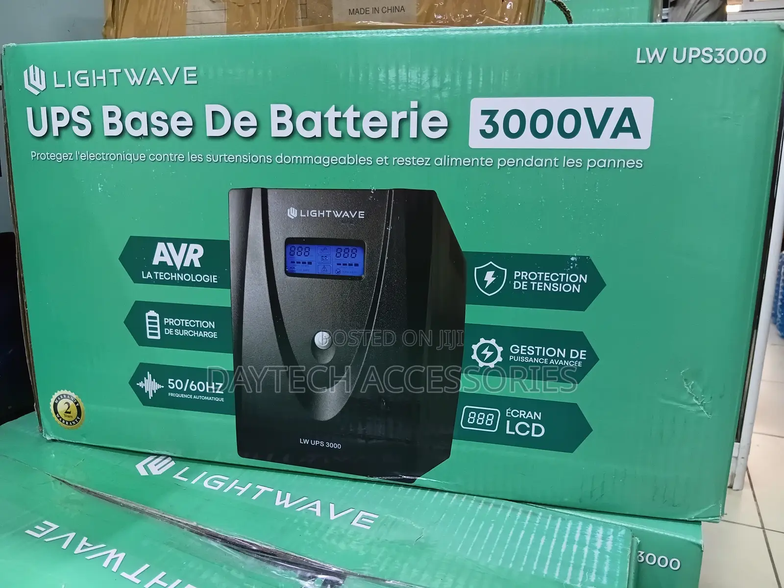 The Lightwave Lw Ups3000 3000va (3kva / 1800w) Offline Ups.