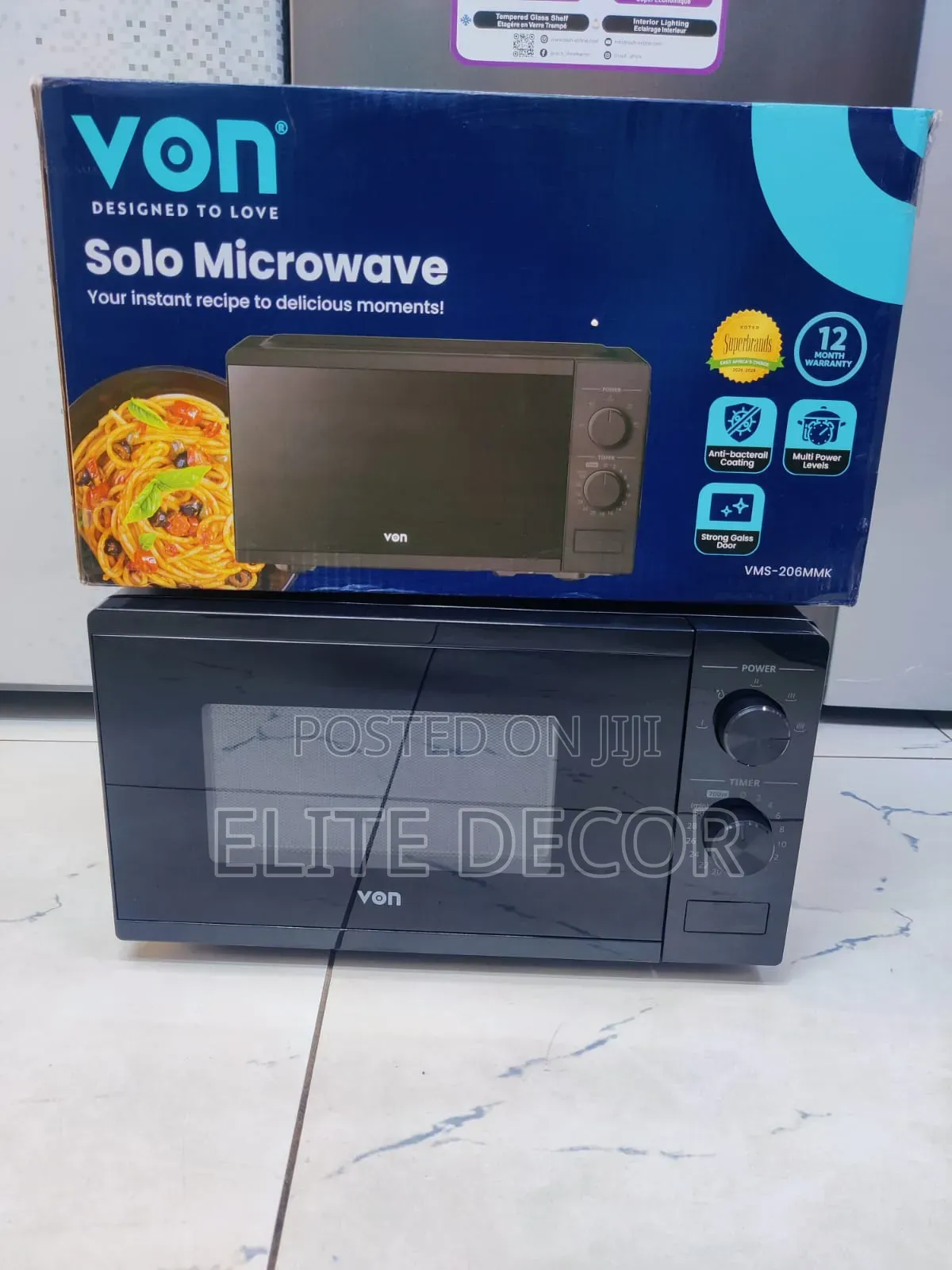 VON 20L Manual Microwave Oven – 700W | Mechanical Control
