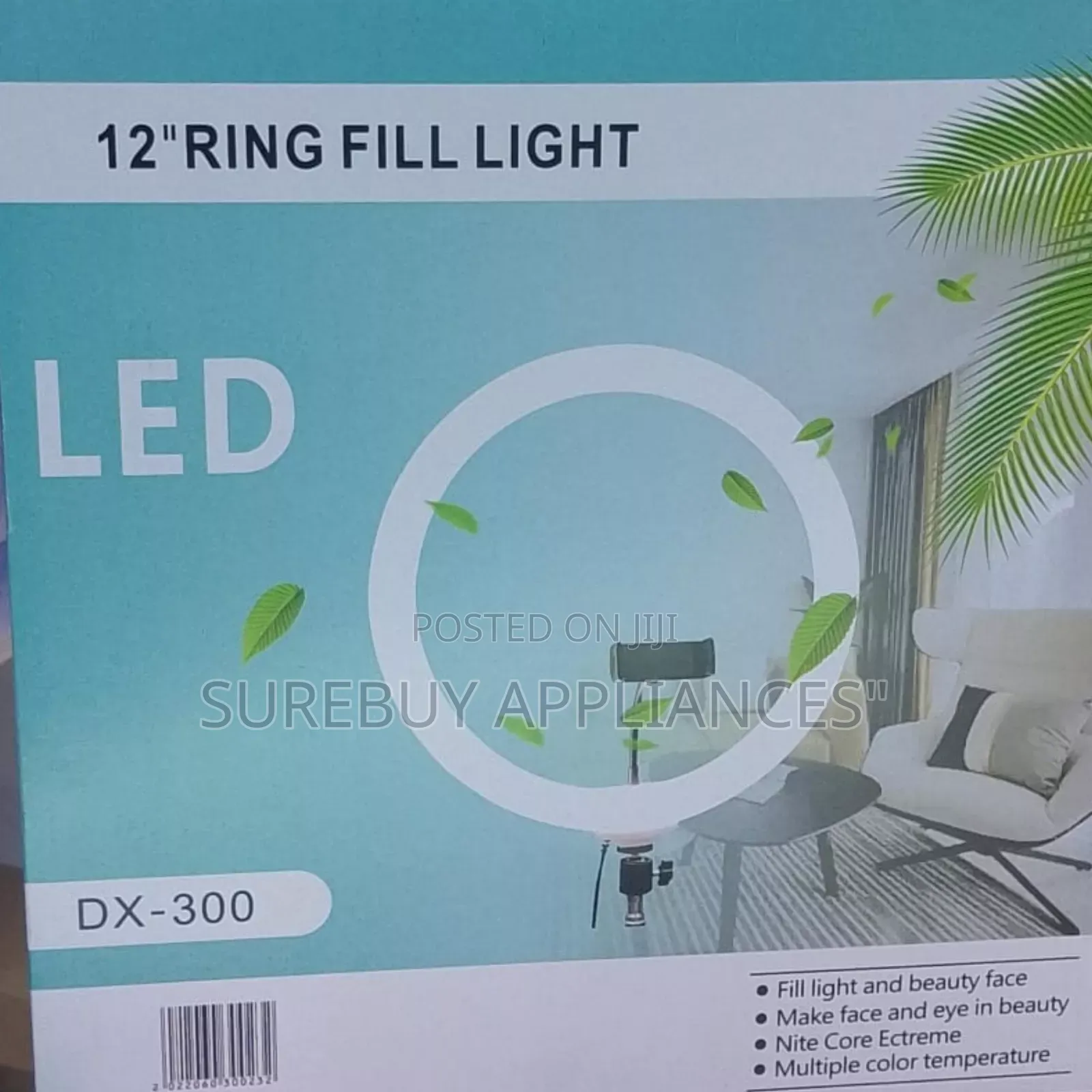 12-Inch Ring Fill Light + Stand