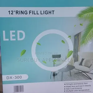 12-Inch Ring Fill Light + Stand