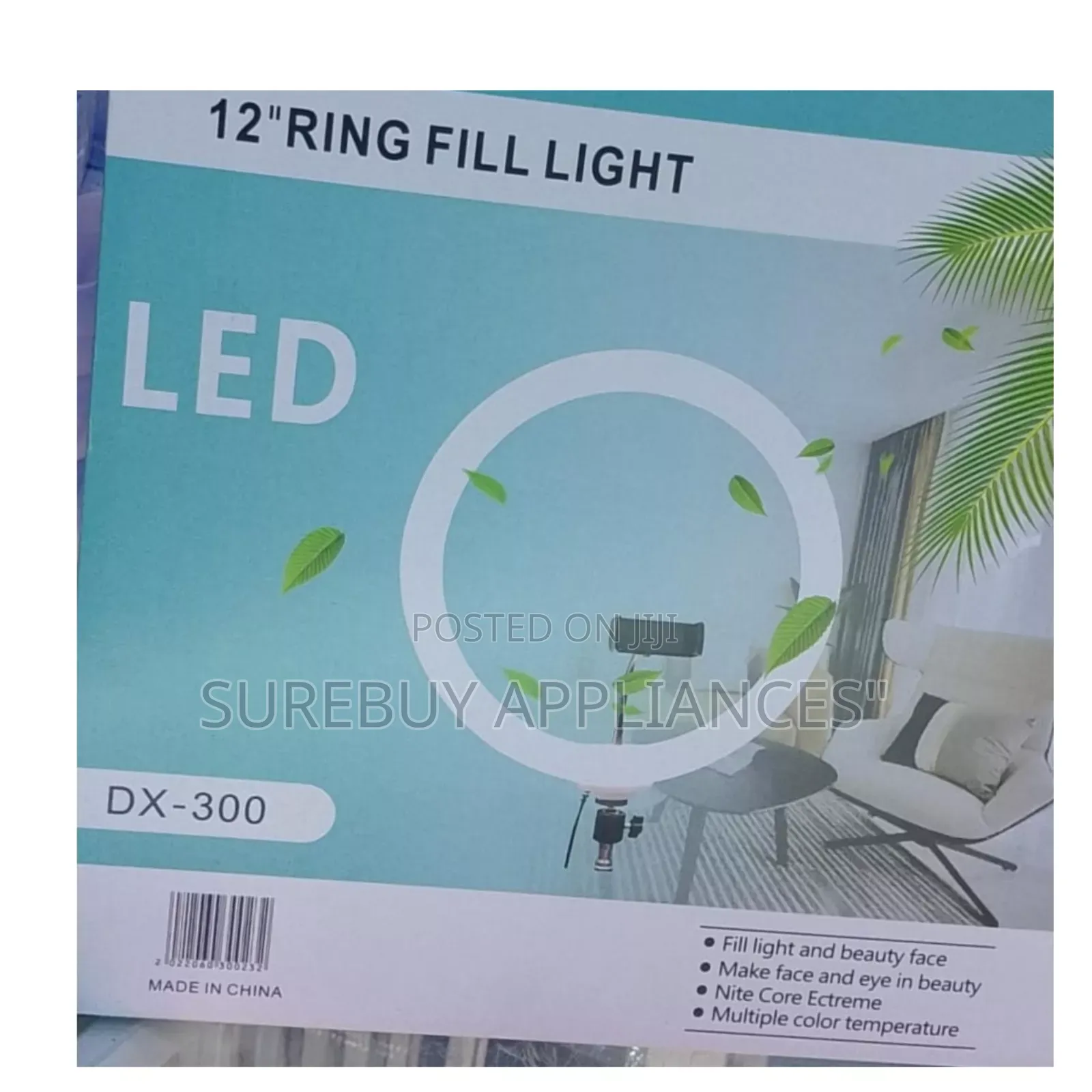 12-Inch Ring Fill Light + Stand