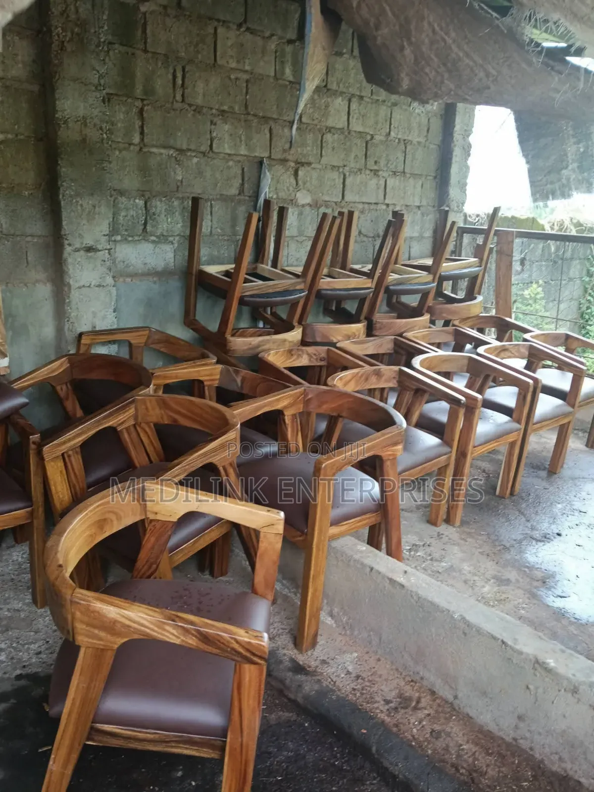 Carmel Back Oak Parlemo Chairs for Restaurants
