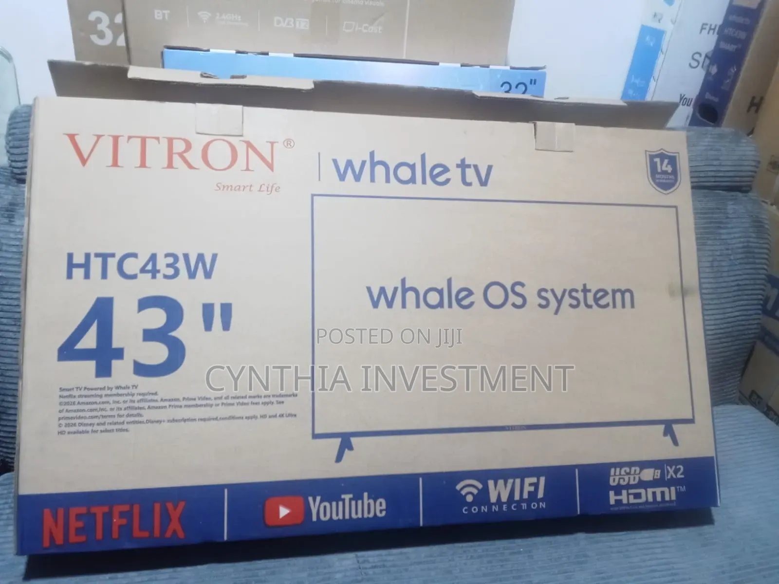 Vitron 43 Inch Whale TV