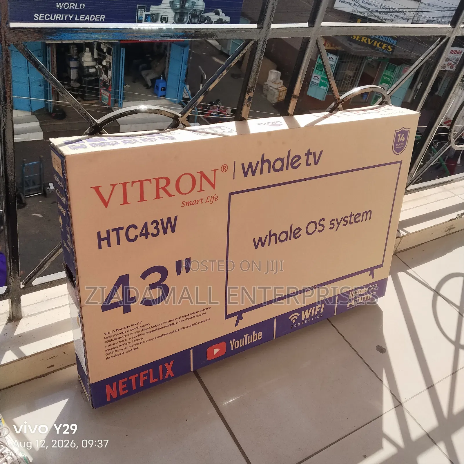 Whale OS. New Vitron 43inches Smart TV.