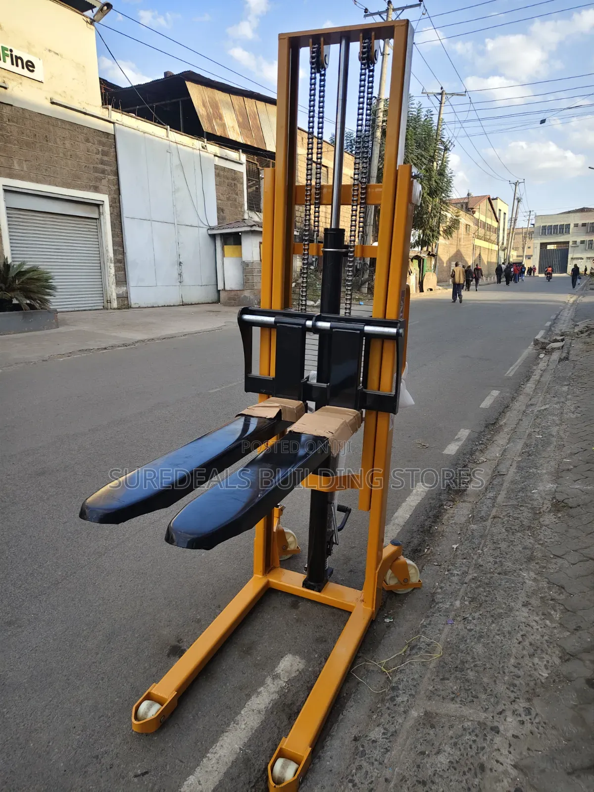 1.5 Tonnes Manual Hydraulic Pallet Stacker
