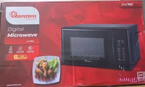 ramtons 20 Litres Digital Microwave Black - Rm/762