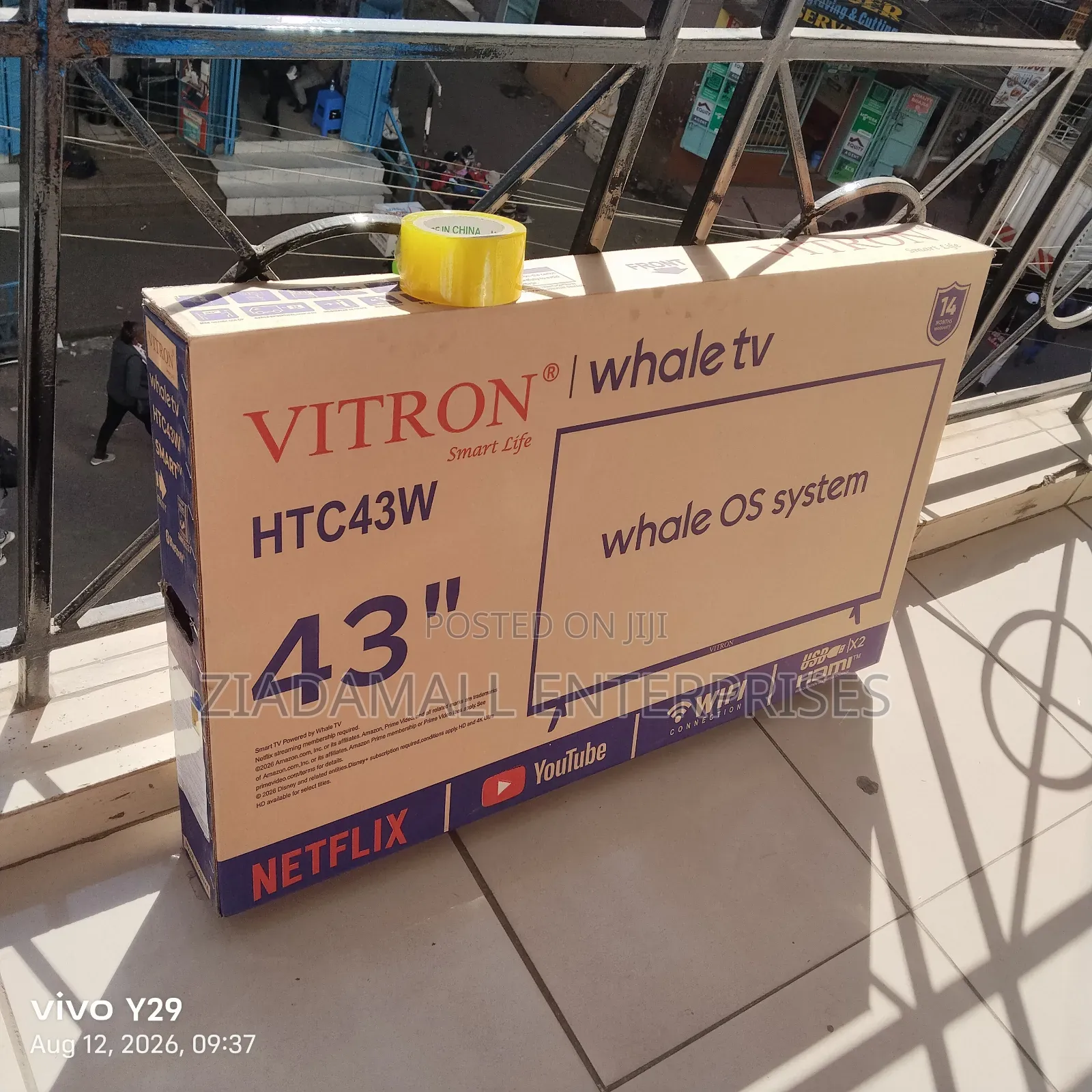 Restocked 43inches Smart Android Vitron TV. Plus Free Guards