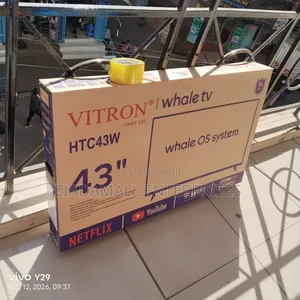 Restocked 43inches Smart Android Vitron TV. Plus Free Guards