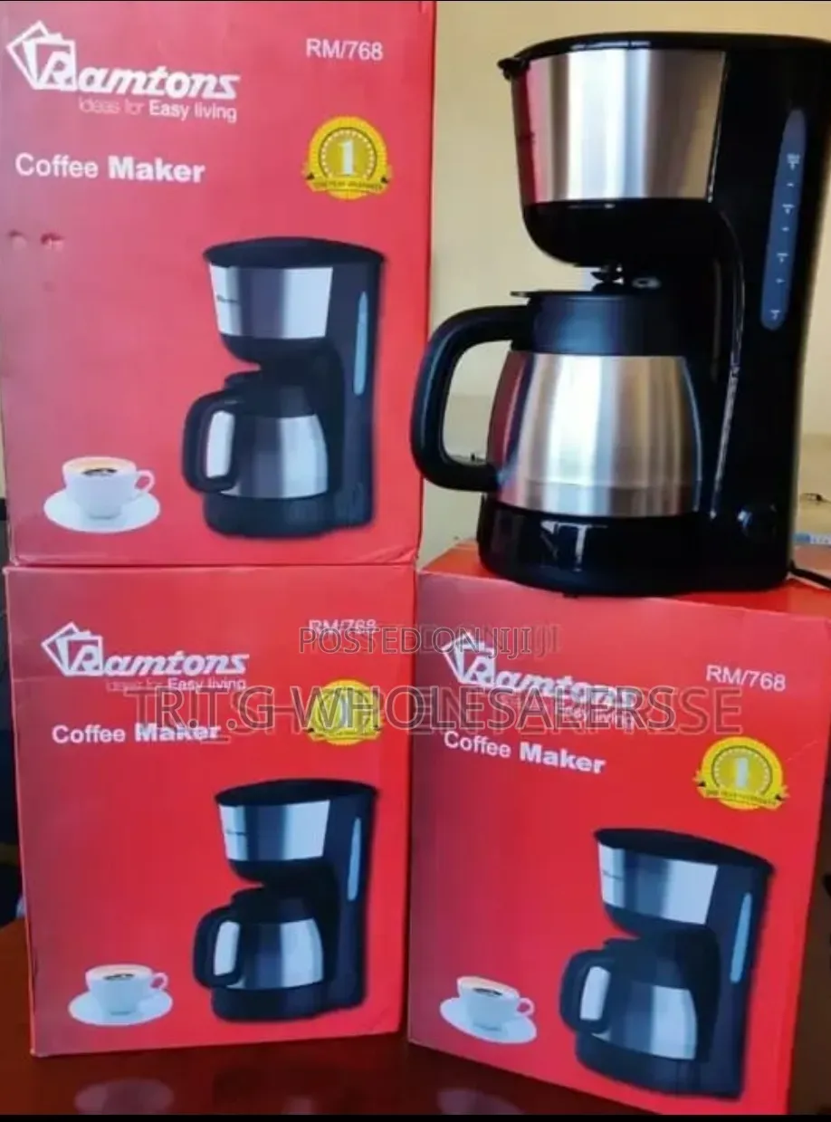 Ramtons RM/193 - Coffee Maker Anti Drip - 1.5L - Black (1YR WRTY)