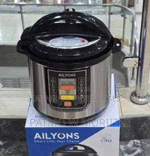 Colour Silver Ailyons 6L Pressure Cooker